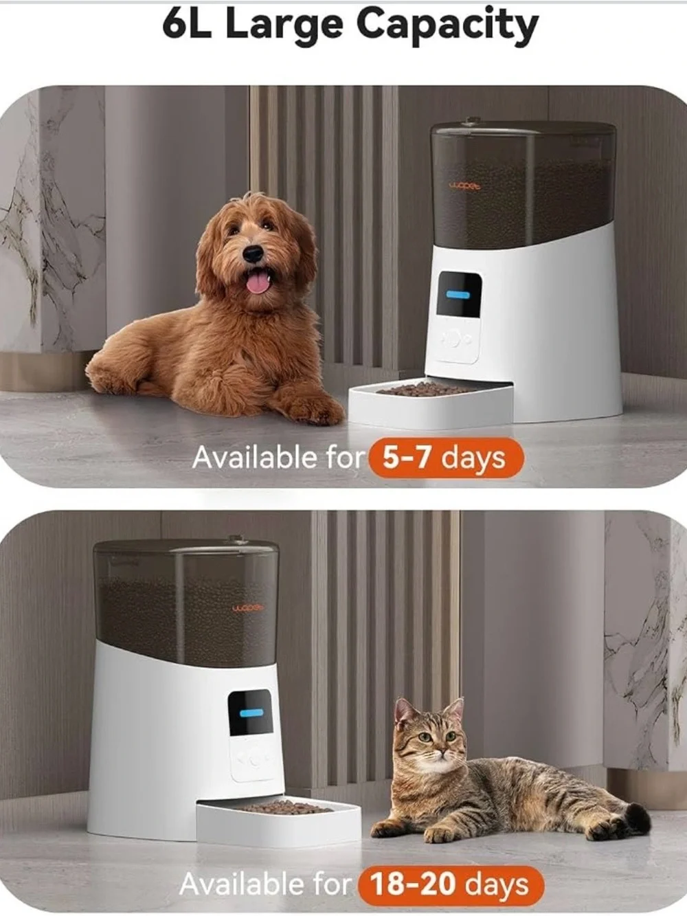 WOPET 6L AUTOMATIC PET FEEDER